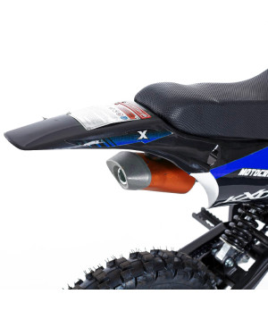 Mini Cross bambino KXD 701 50cc - Colore Blu - Dettaglio Terminale di Scarico Racing