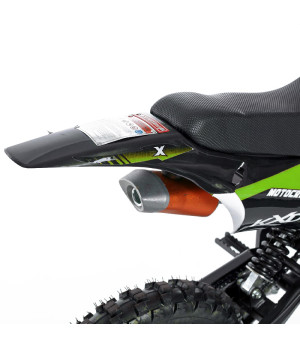 Mini Cross bambino KXD 701 50cc - Colore Verde - Dettaglio Terminale di Scarico Racing