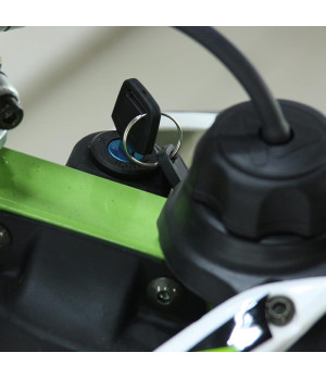 Pit Bike KXD 707C ZMX ruota 14/12 - Colore Verde - Dettaglio Blocchetto