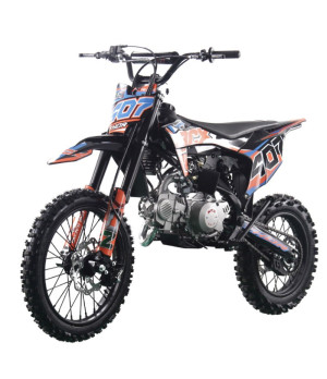 Pit Bike NCX Thor Evolution 150 17/14 4 Marce - Colore Nero/Arancio - Vista Frontale Sinistra