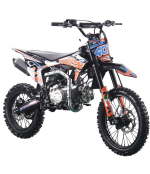 Pit Bike NCX Thor Evolution 150 17/14 4 Marce - Colore Nero/Arancio - Vista Frontale Destra