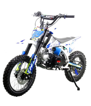 Pit Bike NCX Thor PRO 125 14/12 4 Marce SemiAuto - Vista Frontale Sinistra