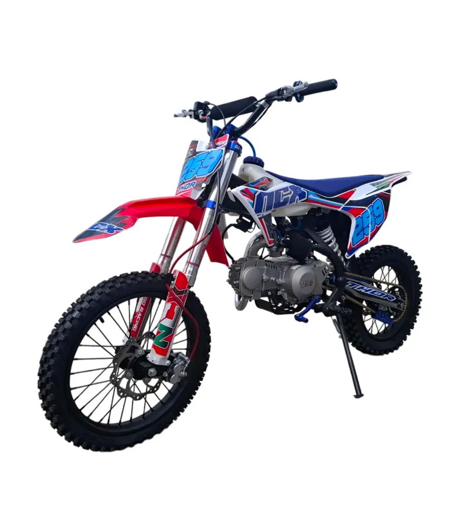 Pit Bike NCX Thor 125 17/14 MX Pro Racing - Vista Frontale Sinistra