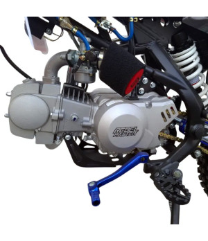 Pit Bike NCX Thor 125 17/14 MX Pro Racing - Dettaglio Leva del Cambio Pieghevole in Alluminio realizzata con Tecnologia CNC