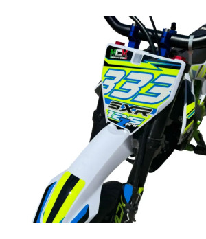 Pit Bike NCX SXR 125 10/10 Motard 4 Marce Manuale Telaio 14" - Dettaglio Frontale