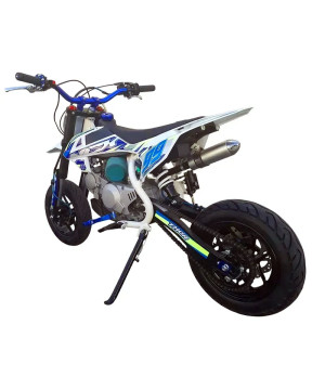 Pit Bike NCX Thor 125 10/10 Motard 4 Marce Semiauto Telaio 14" - Vista Posteriore Sinistra