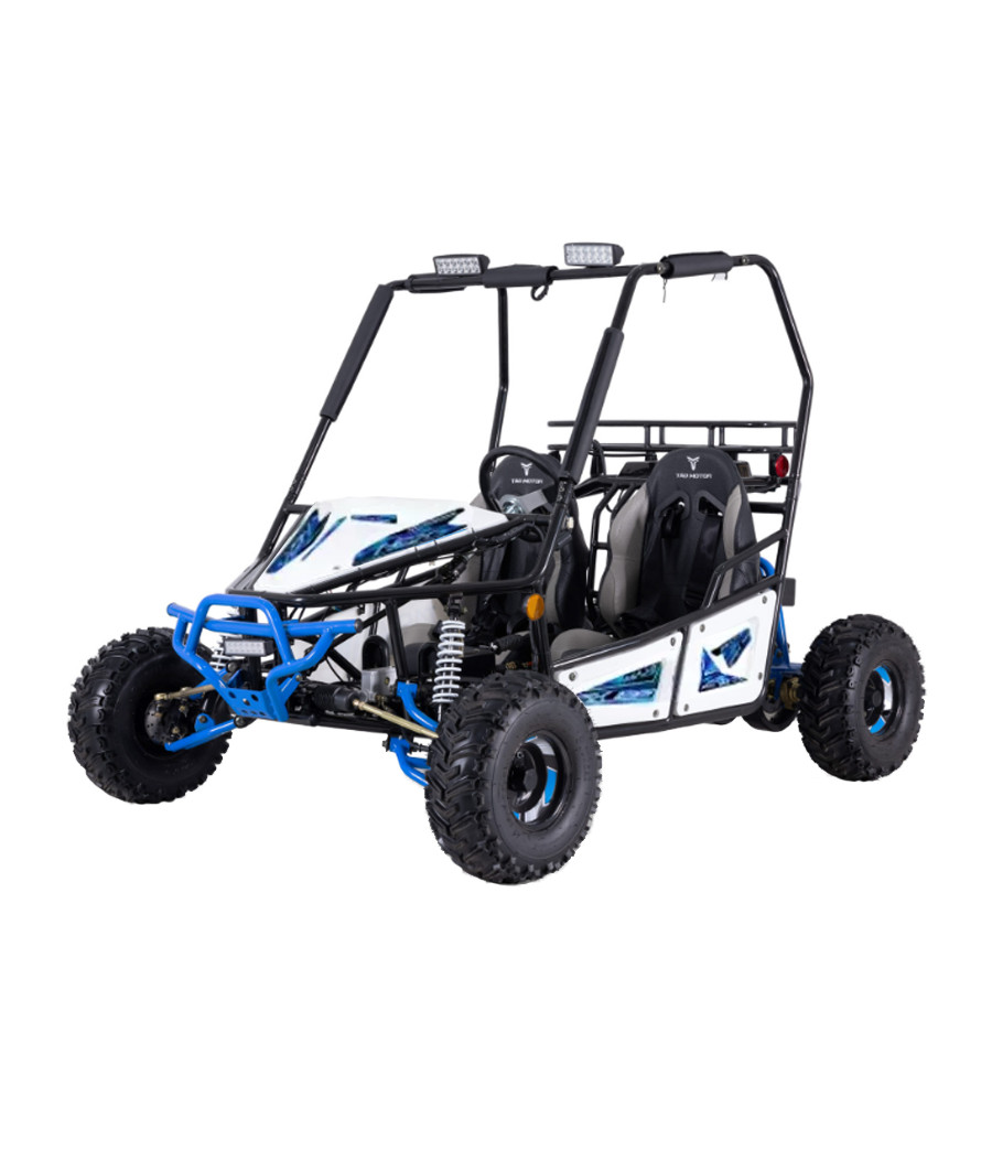 Buggy NCX FX Maxi 125cc - Colore Bianco/Blu - Vista Frontale Sinistra