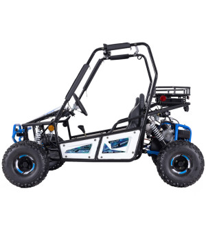 Buggy NCX FX Maxi 125cc - Colore Bianco/Blu - Vista Laterake Sinistra