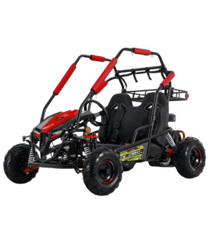 Buggy NCX FX Easy 200cc - Colore Nero-Rosso - Vista Frontale Sinistra
