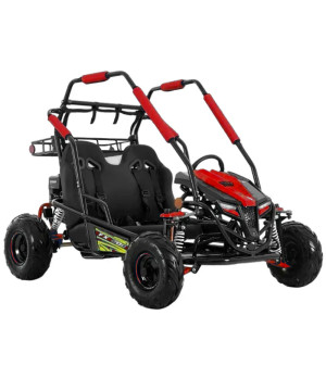 Buggy NCX FX Easy 200cc - Colore Nero-Rosso - Vista Frontale Destra