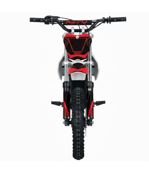 Mini Cross Elettrica Kayo E-Kmb 800W 10/10 - Colore Rosso - Vista Frontale Sinistra