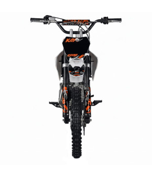 Pit Bike Kayo 110cc Auto 14/12 TSD 110 - Colore Arancione - Vista Frontale