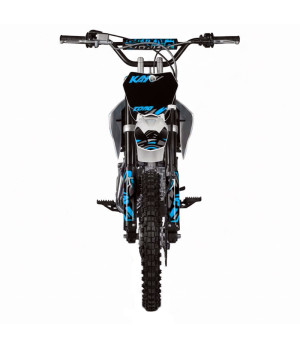 Pit Bike Kayo 110cc Auto 14/12 TSD 110 - Colore Blu - Vista Frontale
