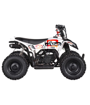 Mini Quad Kayo A50 50cc Ruote 6" XL - Colore Arancione - Vista Laterale Destra