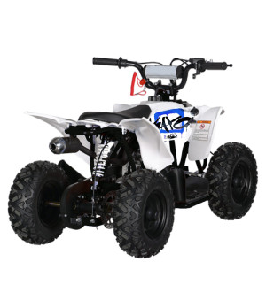 Mini Quad Kayo A50 50cc Ruote 6" XL - Colore Blu - Vista Posteriore Destra