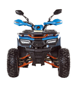 Quad Ztech Hunter II 125cc R8 - Colore Blu - Vista Frontale