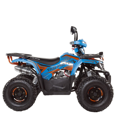 Quad Ztech Hunter II 125cc R8 - Colore Blu - Vista Frontale Destra