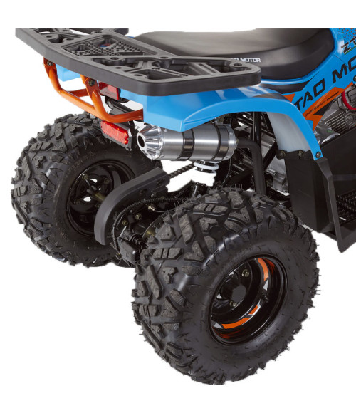 Quad Ztech Hunter II 125cc R8 - Colore Blu - Vista Frontale Destra