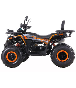 Maxi Quad Ztech Shark III 180cc R10 - Colore Arancione - Vista Laterale Sinistra