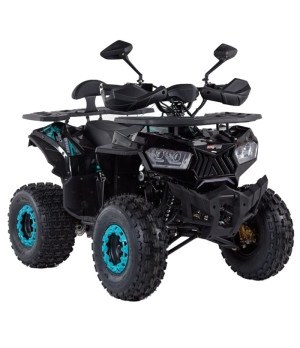 Quad KXD Defender 002S 125cc Ruota 8" - Colore Blu - Vista Frontale Destra