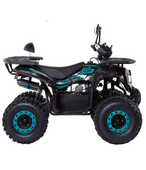 Quad KXD Defender 002S 125cc Ruota 8" - Colore Blu - Vista Laterale Destra