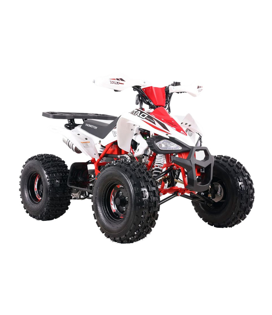Quad Ztech Cheetah 125cc R8 - Colore Rosso - Vista Frontale Destra