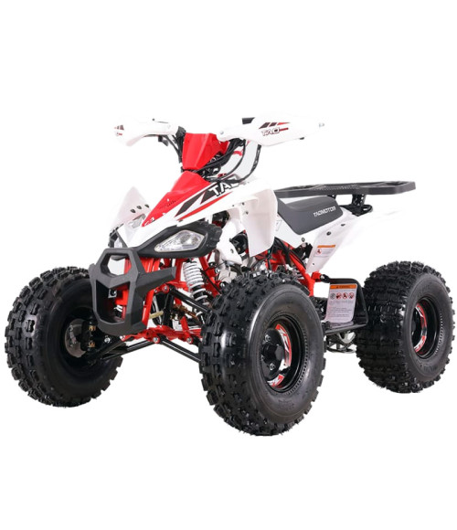 Quad Ztech Cheetah 125cc R8 - Colore Rosso - Vista Frontale Destra