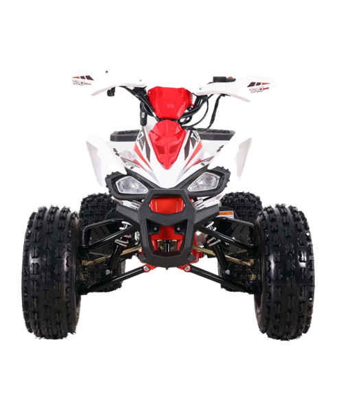 Quad Ztech Cheetah 125cc R8 - Colore Rosso - Vista Frontale Destra