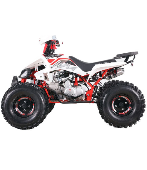 Quad Ztech Cheetah 125cc R8 - Colore Rosso - Vista Frontale Destra