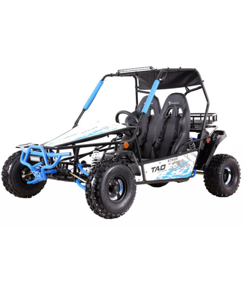 Buggy Ztech Baja 200 Ruota 8" Automatico - Colore Blu - Vista Frontale Sinistra