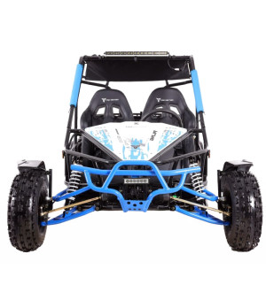 Buggy Ztech Baja 200 Ruota 8" Automatico - Colore Blu - Vista Frontale