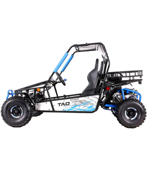 Buggy Ztech Baja 200 Ruota 8" Automatico - Colore Blu - Vista Frontale Sinistra
