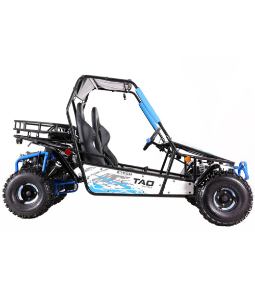 Buggy Ztech Baja 200 Ruota 8" Automatico - Colore Blu - Vista Frontale Sinistra