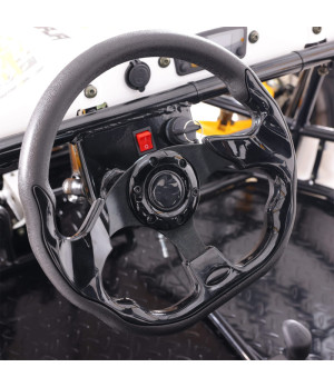 Buggy Ztech Baja 200 Ruota 8" Automatico - Dettaglio del Volante