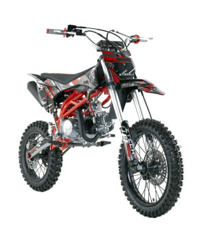 Pit Bike Ztech ZTX 27 125cc 17/14 - Colore Rosso - Vista Frontale Destra