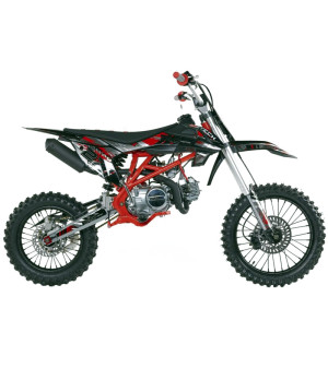 Pit Bike Ztech ZTX 27 125cc 17/14 - Colore Rosso - Vista Laterale Destra