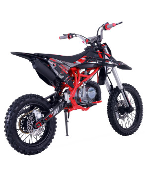 Pit Bike Ztech ZTX 27 125cc 17/14 - Colore Rosso - Vista Posteriore Destra