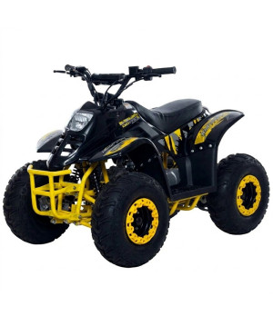 Quad KXD 001 R7 125cc - Colore Giallo - Vista Frontale Sinistra