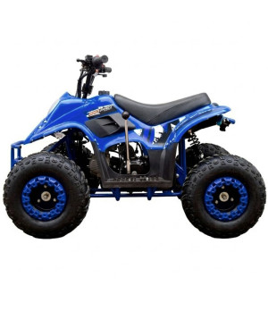 Quad KXD 001 R7 125cc - Colore Blu - Vista Laterale Sinistra