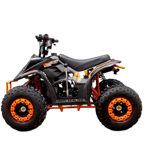 Quad KXD 001 R7 125cc - Colore Arancione - Vista Frontale Destra