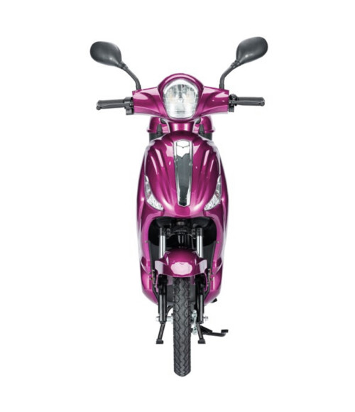 Bici Elettrica Scooter Z-Tech ZT-09 TA 48V 12Ah 250W Pink - Vista Frontale Destra
