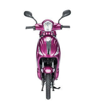 Bici Elettrica Scooter Z-Tech ZT-09 TA 48V 12Ah 250W Pink - Vista Frontale