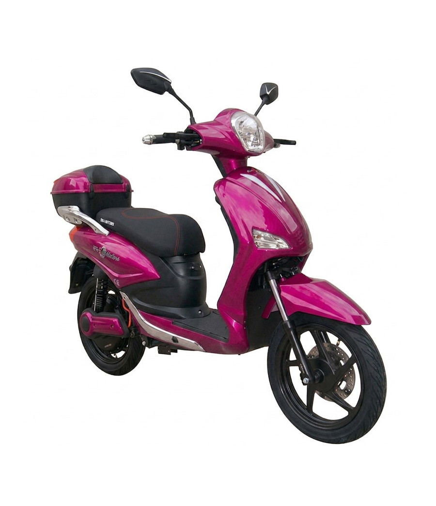 Bici Elettrica Scooter BR-1 48V 20Ah 800W Pink - Vista Frontale Destra