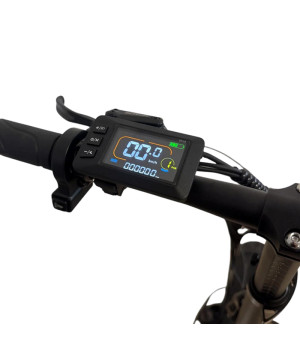 Bici Fatbike Elettrica Pieghevole Luckeep 250W 36V - Dettaglio Display Multifunzione a Colori