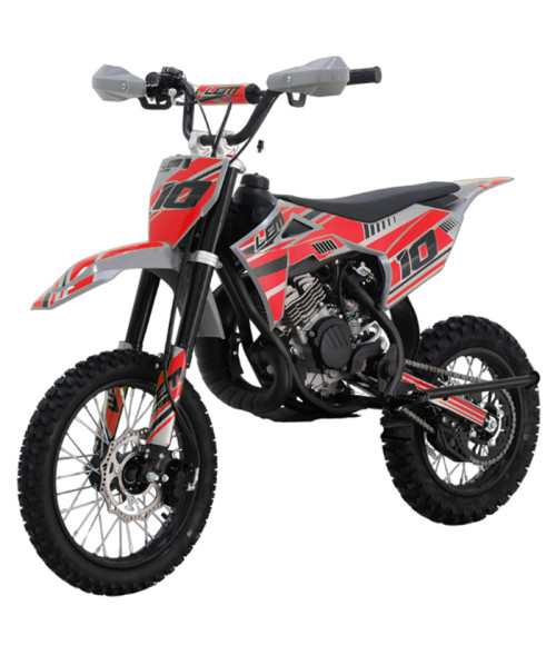 Mini Cross LEM A14 50cc R14/12 - Colore Rosso - Vista Frontale Destra
