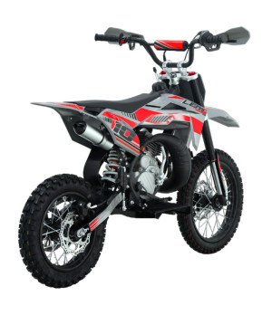 Mini Cross LEM A14 50cc R14/12 - Colore Rosso - Vista Posteriore Destra