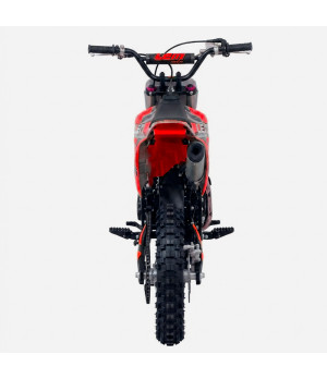 Pit Bike LEM RF 125 Sport 17/14 New Version - Colore Rosso - Vista Posteriore