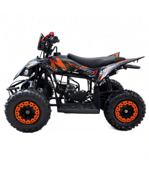 Mini Quad 50cc KXD M1A-R6 Ruota 6" - Colore Arancione - Vista Laterale Sinistra