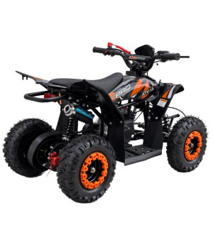 Mini Quad 50cc KXD M1A-R6 Ruota 6" - Colore Arancione - Vista Posteriore Destra