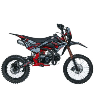 Pit Bike KXD 609 Panther 140cc 17/14 - Colore Rosso - Vista Laterale Destra